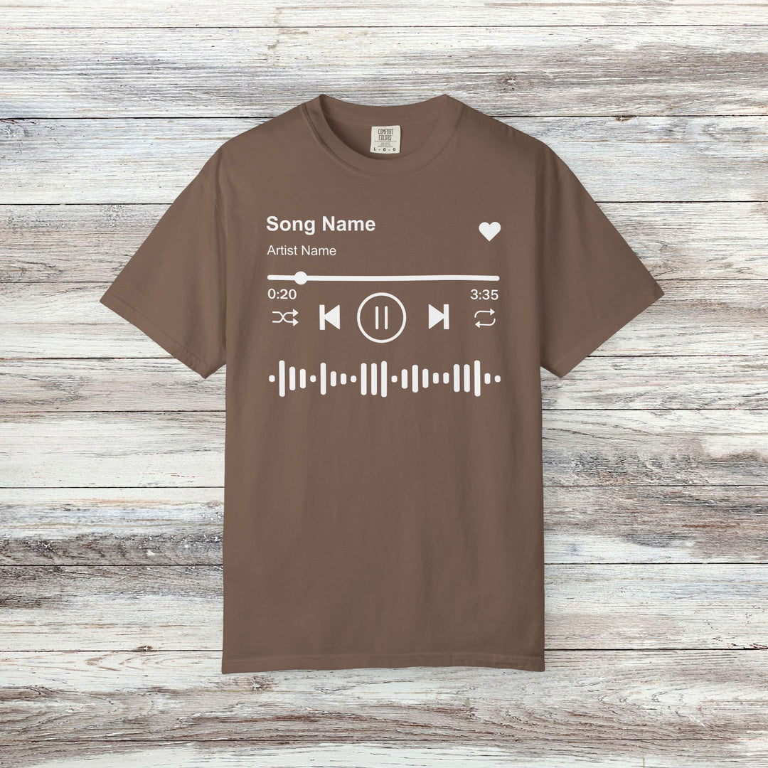Custom Song Name Comfort Colors® Shirt | Personalized Favorite Song Tee