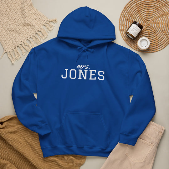 Wedding Hoodie | Personalized Name Script &amp; Text for Bride and Bridesmaids