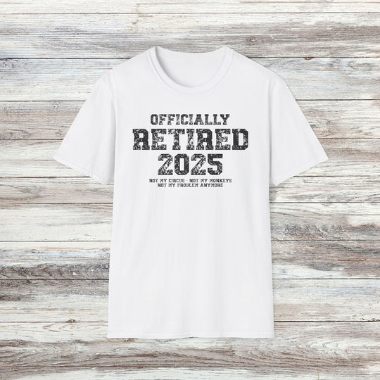 Officially Retired 2025 Graphic Tee