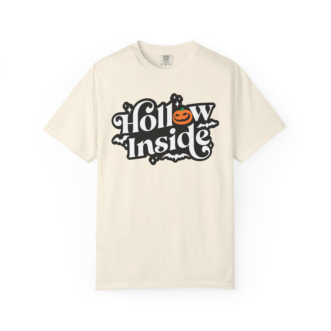 Hollow Inside Evil Pumpkin Halloween T-Shirt | Funny Spooky Halloween Season Shirt