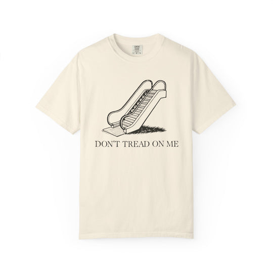 Trump Escalator Joke T-shirt, Political Graphic Tee, Gadsden Flag Mockery Shirt