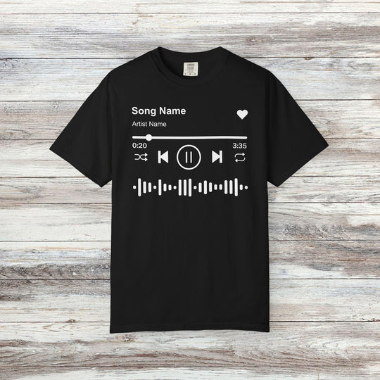 Custom Song Name Comfort Colors® Shirt | Personalized Favorite Song Tee