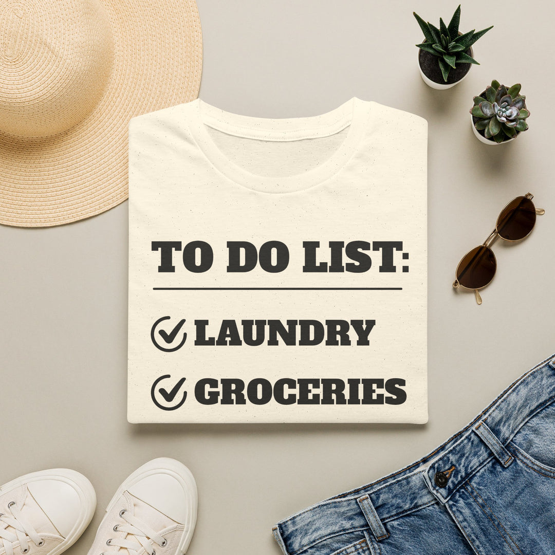 To Do List: Your Mom T-Shirt | Funny Text Tee