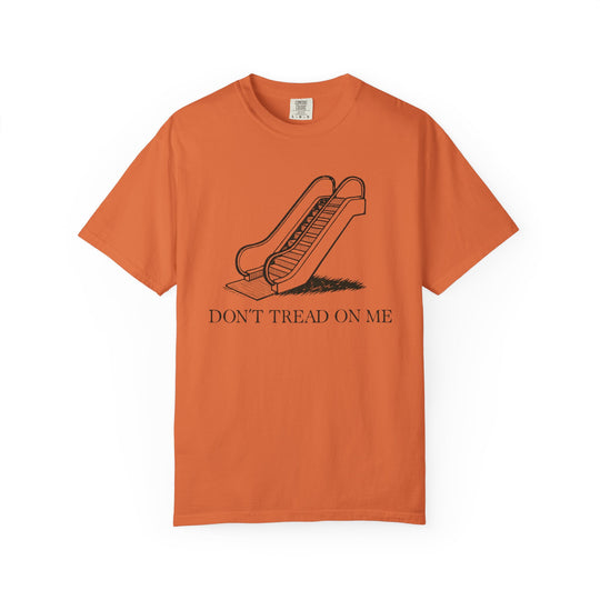 Trump Escalator Joke T-shirt, Political Graphic Tee, Gadsden Flag Mockery Shirt