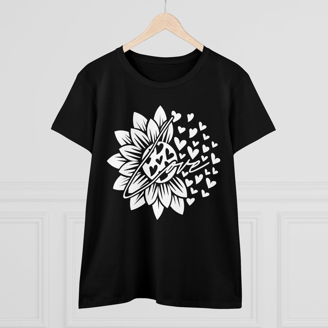 Sunflower Love Design Women's Cotton Tee