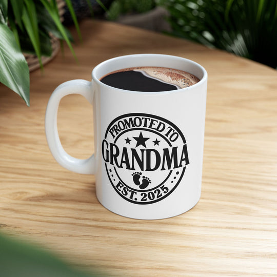 Grandparent Christmas Mug for Grandma - White