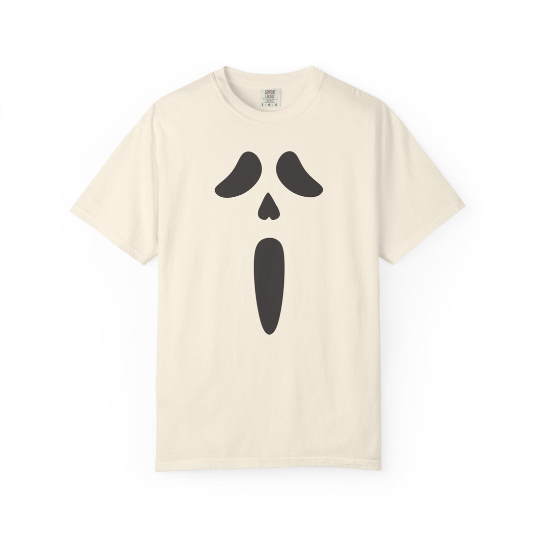 Scream Mask Face T-Shirt | Creepy Ghost Funny Spooky Halloween Season Shirt