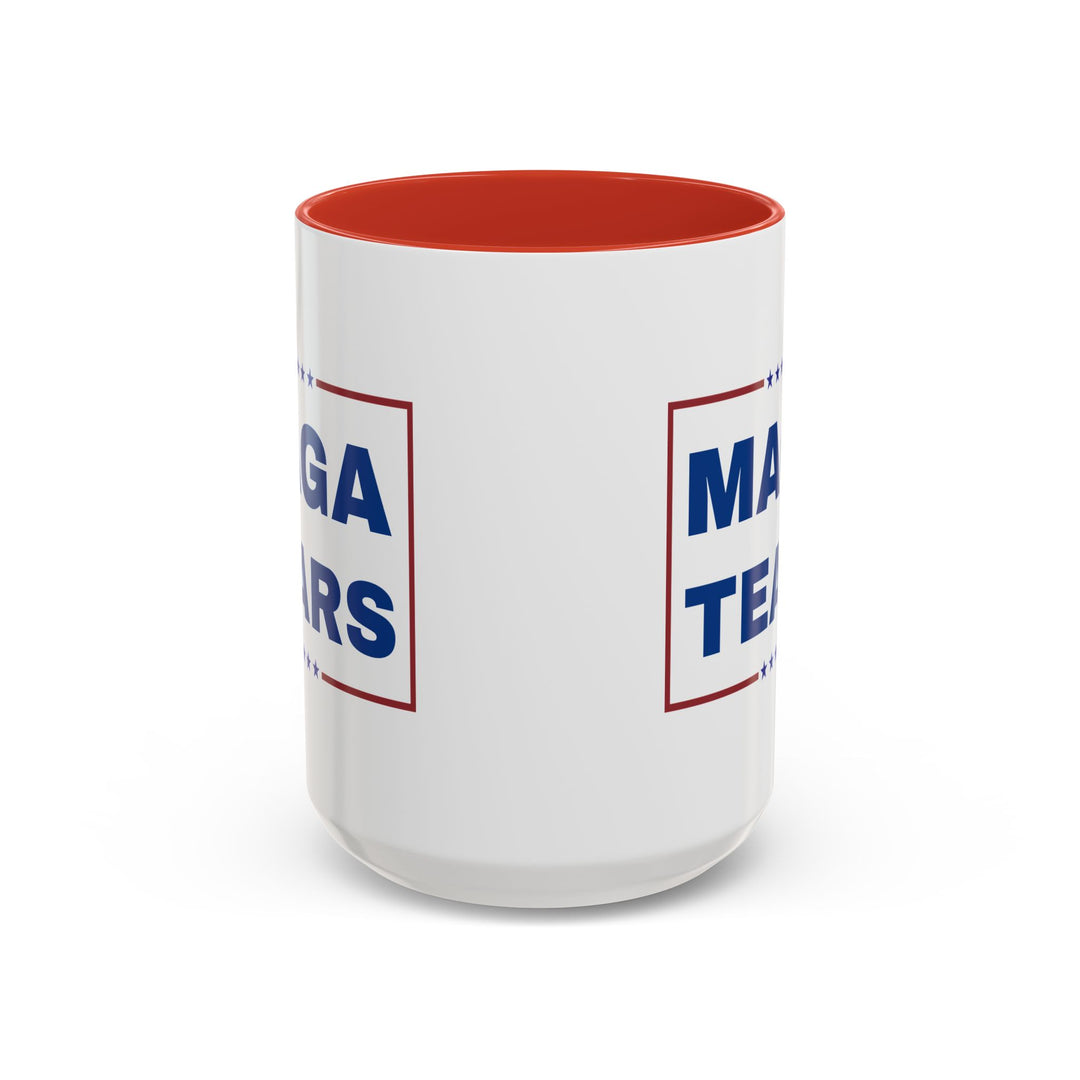 MAGA Tears Coffee Mug, Blue Wave Celebration Ceramic Mug
