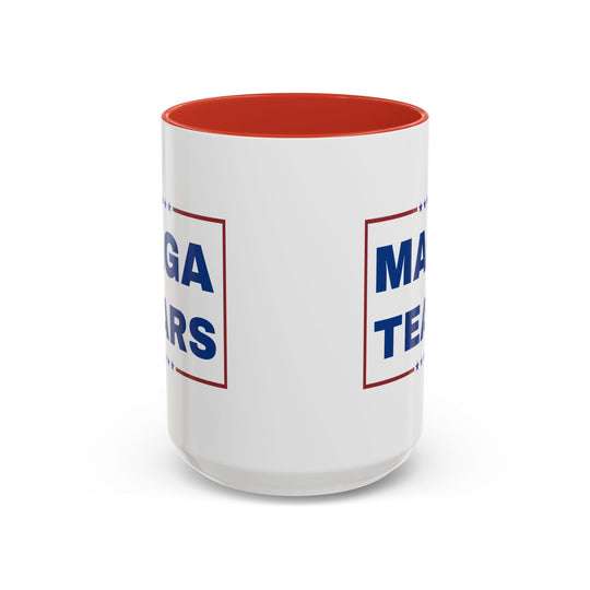 MAGA Tears Coffee Mug, Blue Wave Celebration Ceramic Mug