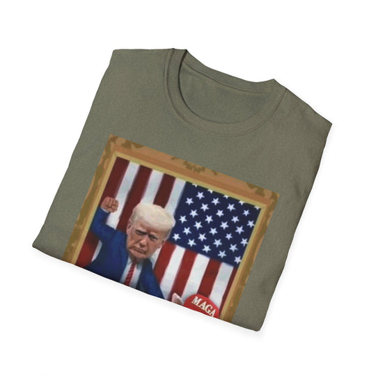 Trump MAGA Sheep Funny Unisex Softstyle T-Shirt