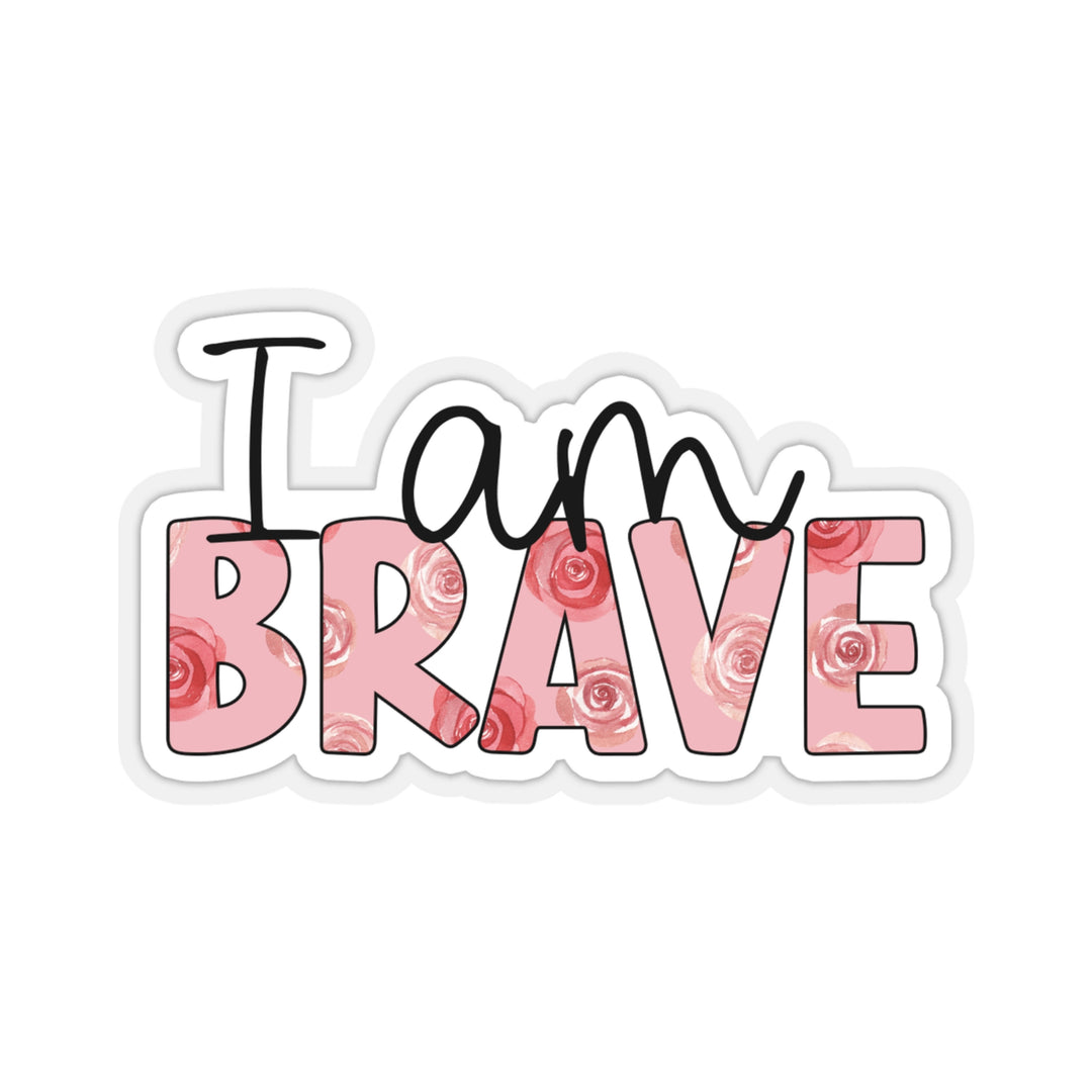 Motivational Stickers - I am brave. Pack of 10