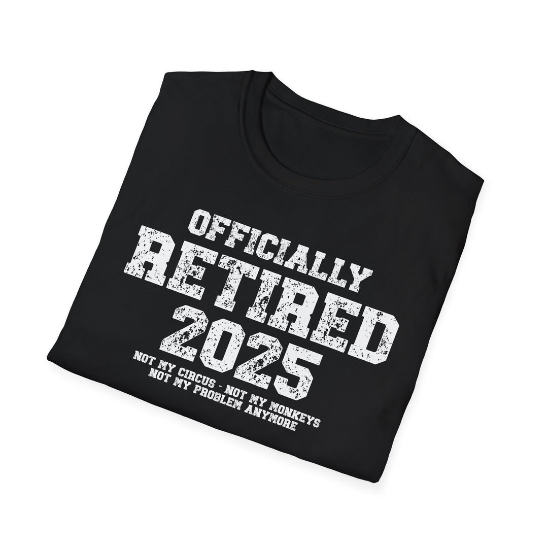 Officially Retired 2025 Graphic Tee