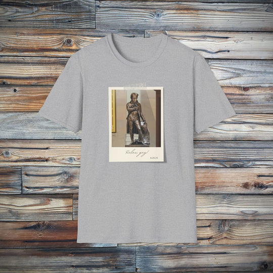 Funny Relax Guy Trump Statue Unisex Softstyle T-Shirt