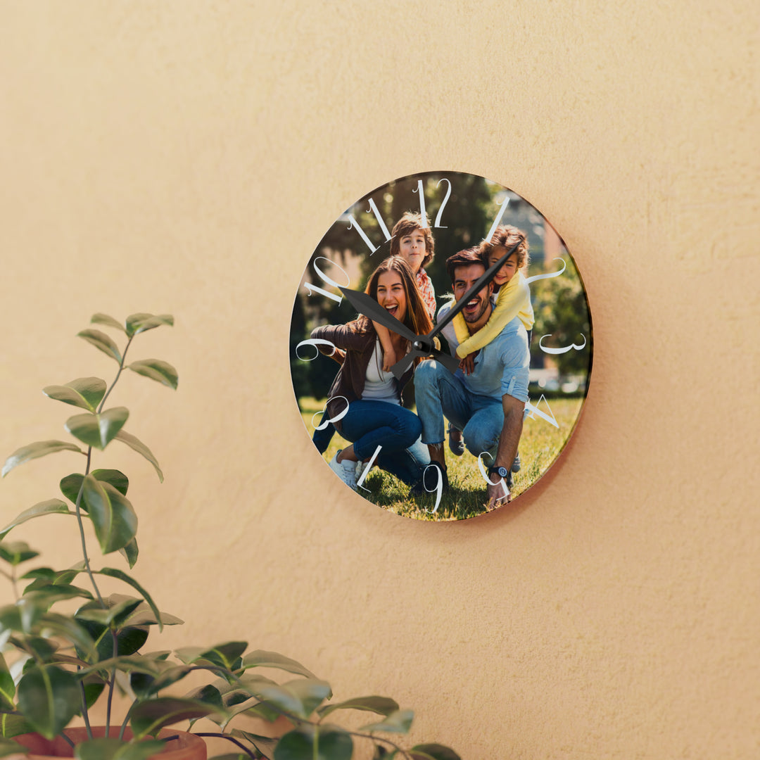 Photo Wall Clock - Personalized Wall Clock