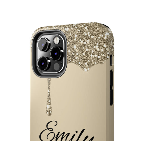Personalized iPhone Case - Custom Glitter Tough Phone Case