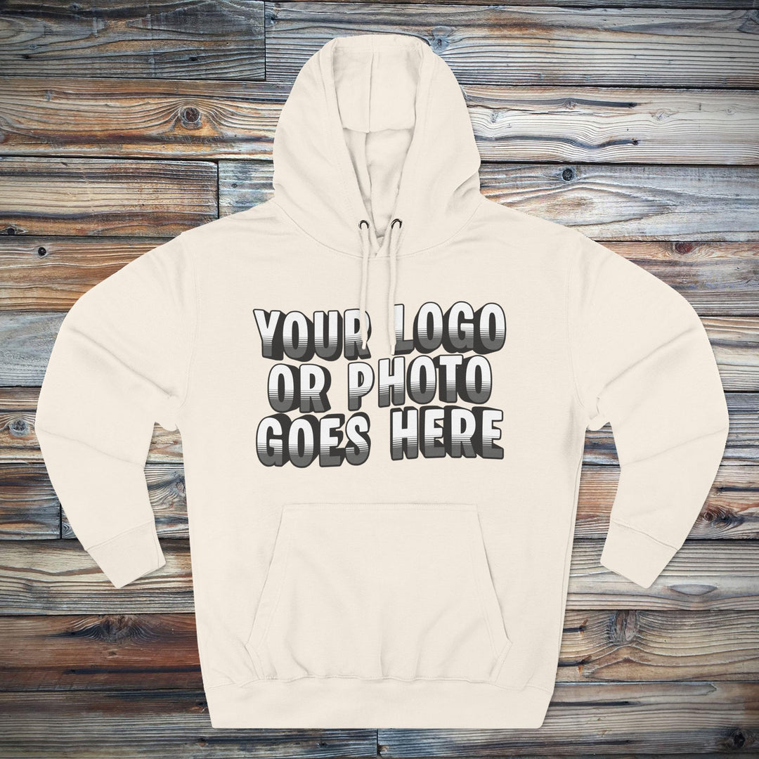 Custom Logo Sweatshirt | Personalized Business Logo Hoodie with Front &amp; Back Printing