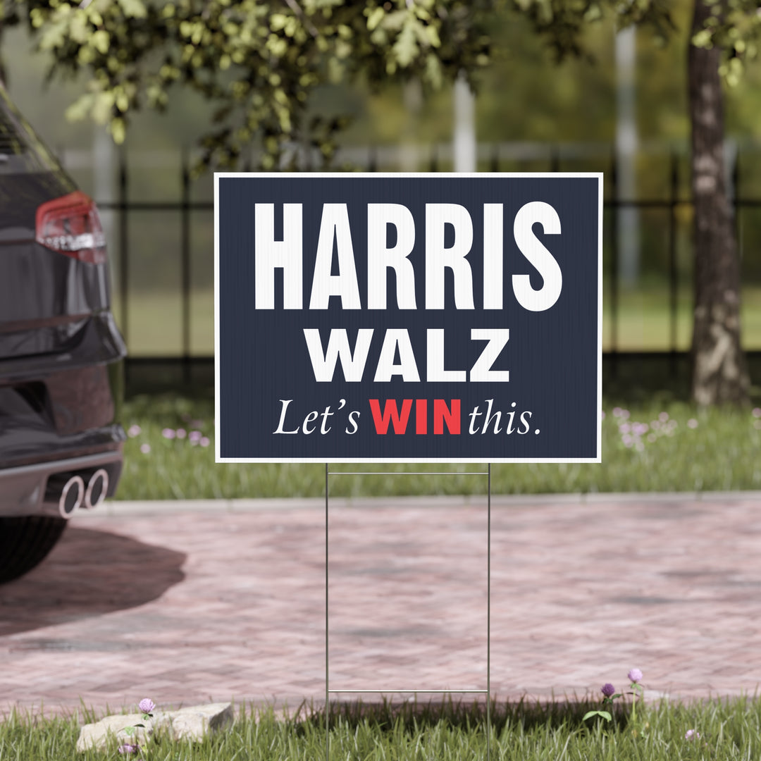 Harris Walz 2024 Presidential Campaign Yard Sign