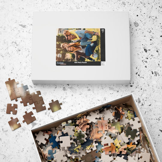 Custom Photo Puzzle — Personalized 110/252/520/1014-Piece Jigsaw Puzzle with Photo of Your Choice