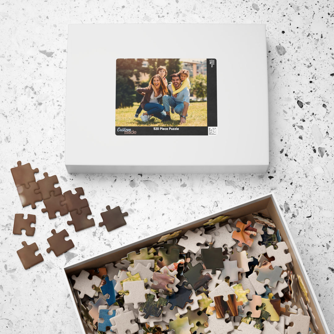 Custom Photo Puzzle — Personalized 110/252/520/1014-Piece Jigsaw Puzzle with Photo of Your Choice
