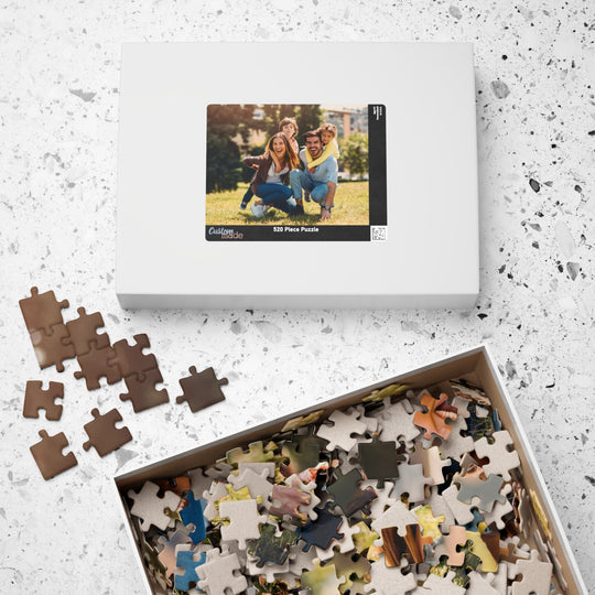 Custom Photo Puzzle — Personalized 110/252/520/1014-Piece Jigsaw Puzzle with Photo of Your Choice
