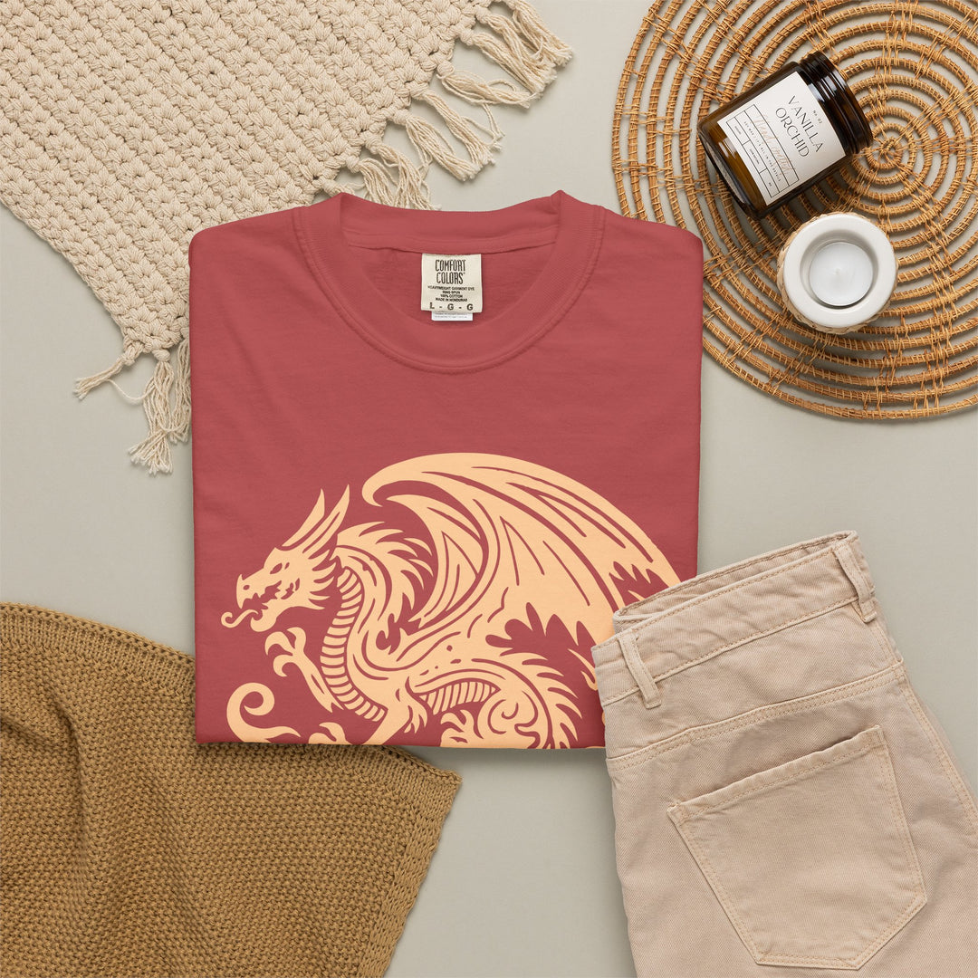 Mystical Dragon T-Shirt | Fantasy Dragon Graphic Comfort Colors® Tee