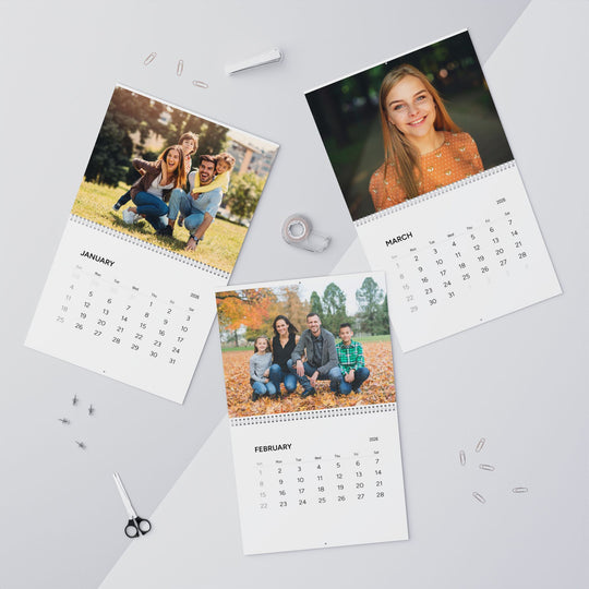 Personalized Photo Wall Calendar 2026 | Family Photo Calendar