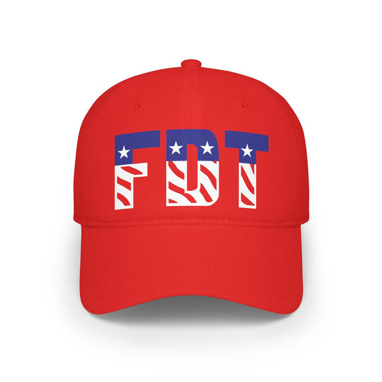 FDT American Flag Hat Baseball Cap | Patriotic Adjustable Cap