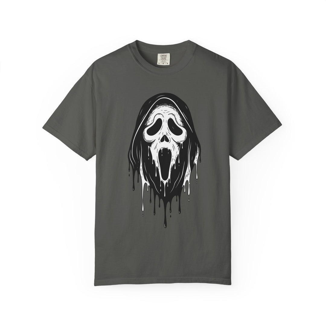 Scream Mask Face T-Shirt | Creepy Ghost Funny Spooky Halloween Season Shirt