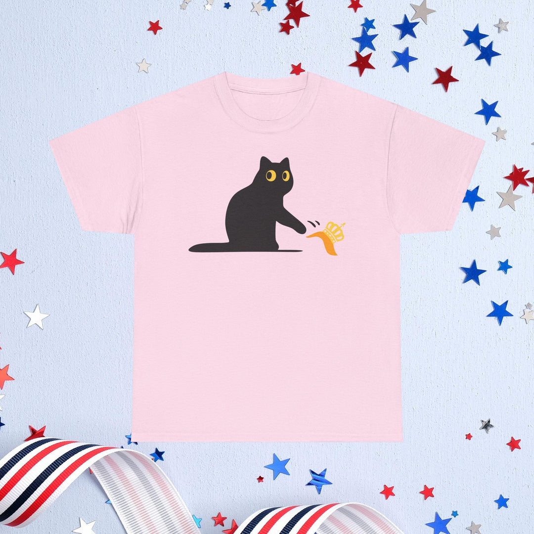 No Kings T-Shirt - Black Cat vs. King's Crown