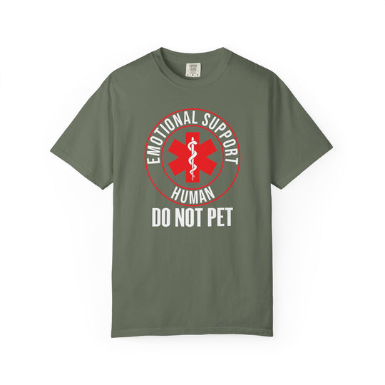 Emotional Support Human T-Shirt | Funny "Do Not Pet the Human" Shirt | Service Animal Humor