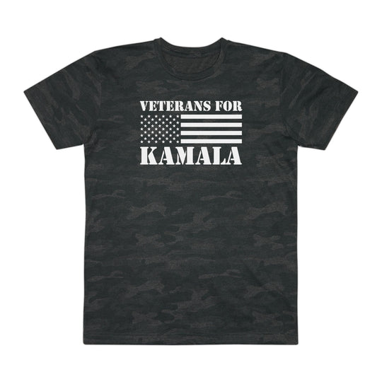 Veterans for Kamala Camouflage T-Shirt