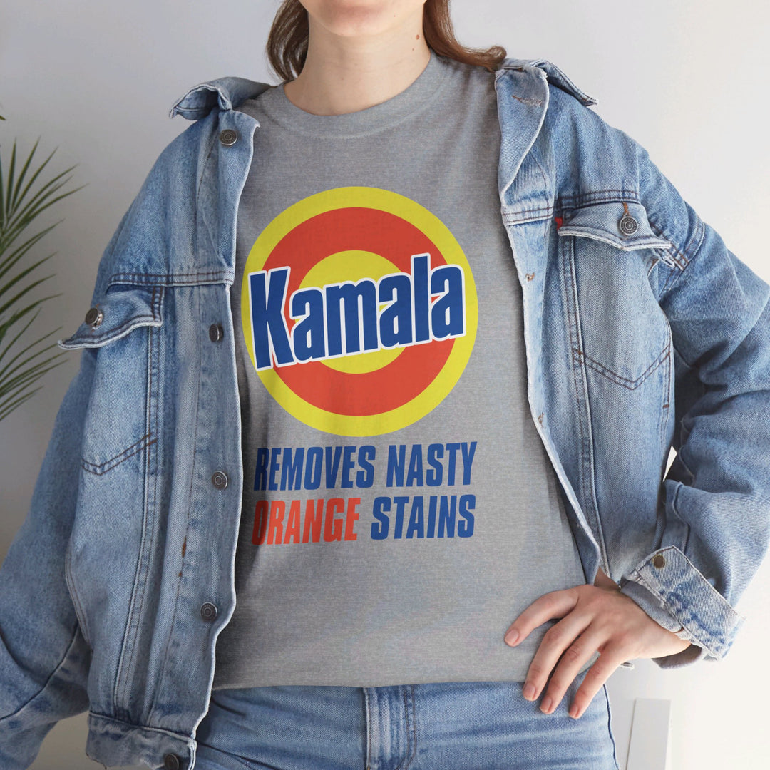 Vote for Kamala Orange Stain Remover Tee - 2024 Campaign T-Shirt - Support Kamala Harris