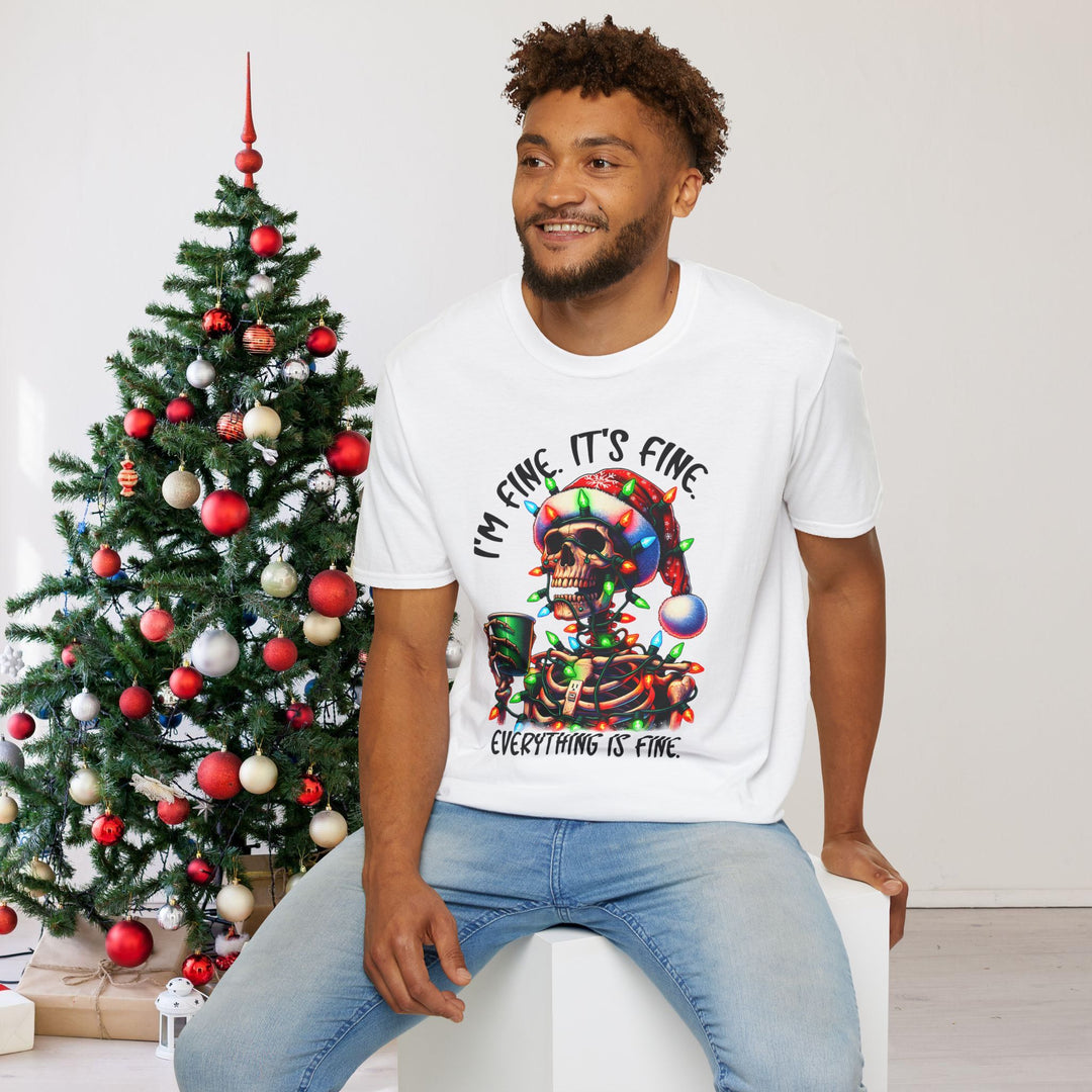 Everything's Fine Christmas Tee - Funny Holiday T-Shirt