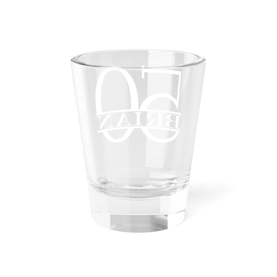 Personalized 50th Birthday Shot Glass