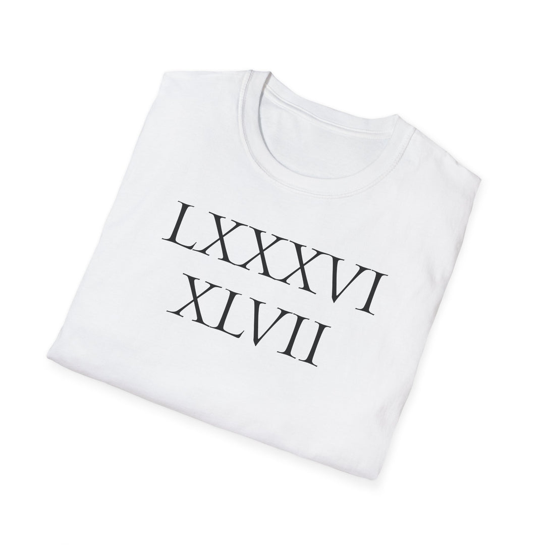 Cute Random Roman Numerals T-Shirt