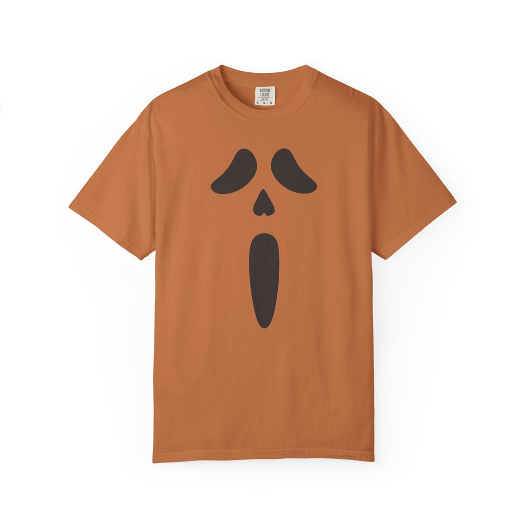 Scream Mask Face T-Shirt | Creepy Ghost Funny Spooky Halloween Season Shirt