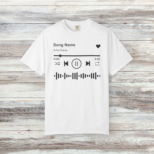 Custom Song Name Comfort Colors® Shirt | Personalized Favorite Song Tee