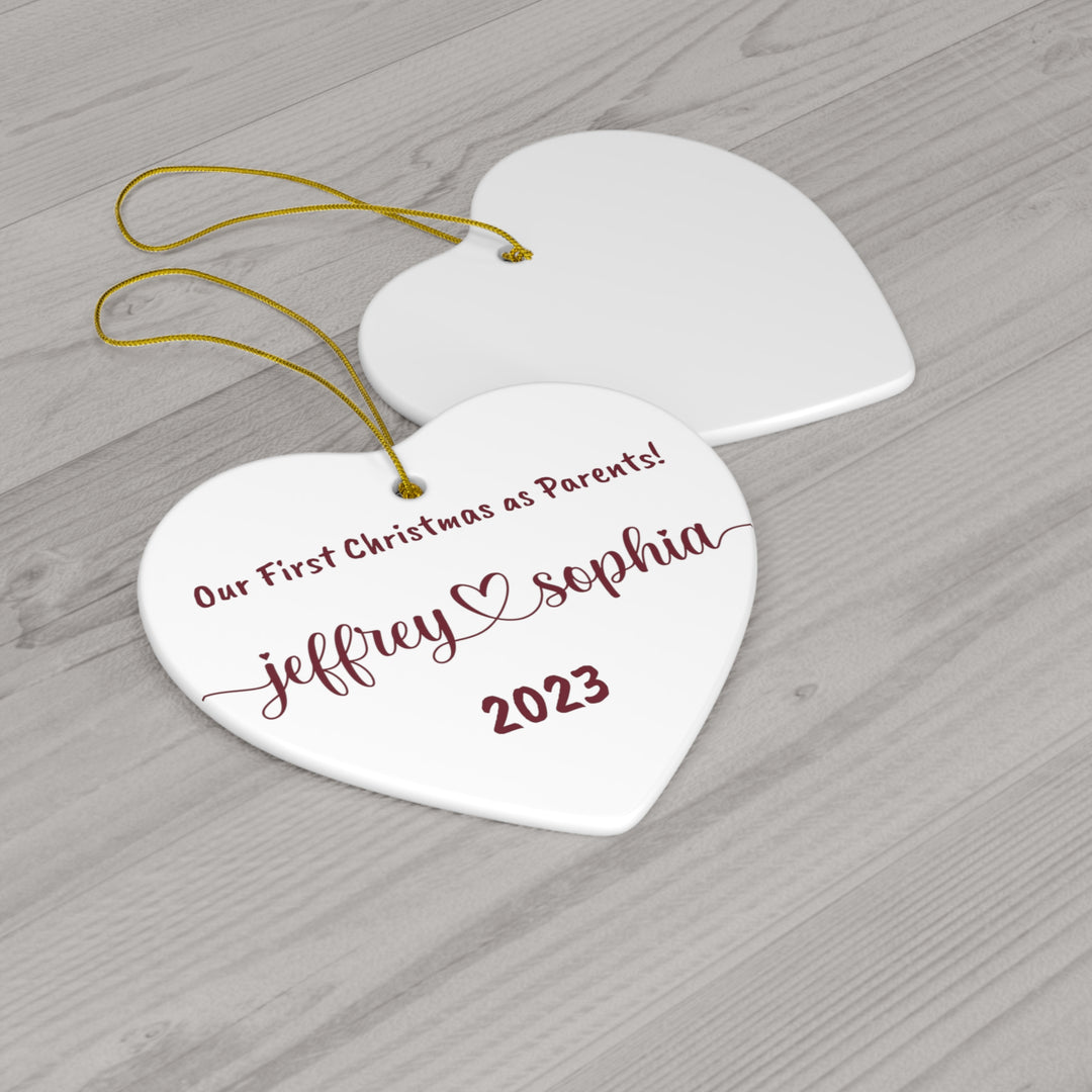 Personalized Our First Christmas 2023 Ornament
