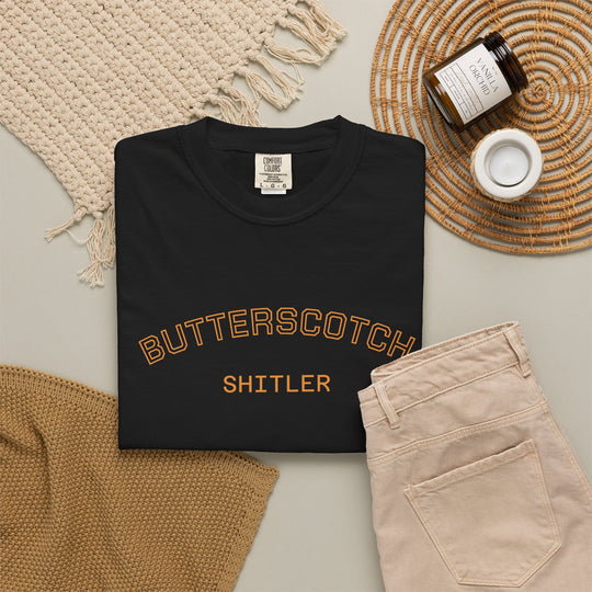 Butterscotch Shitler T-Shirt | Anti-Trump Anti-MAGA 2026 Election Blue Wave Tee Shirt
