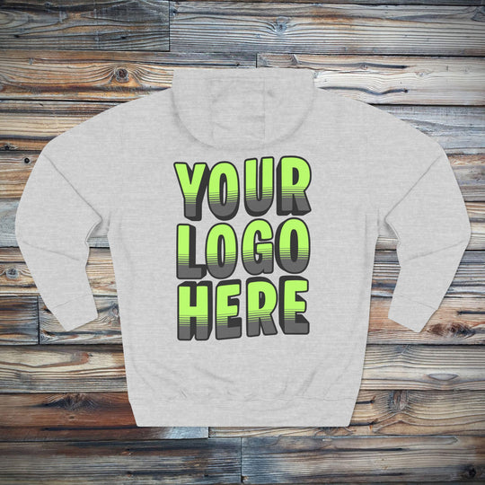 Custom Logo Sweatshirt | Personalized Business Logo Hoodie with Front &amp; Back Printing
