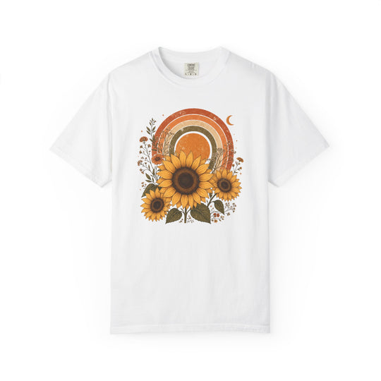 Vintage Floral Boho Sunflower T-Shirt | Retro Women&