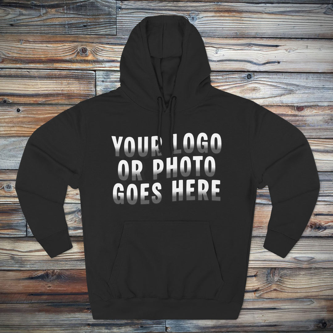 Custom Logo Sweatshirt | Personalized Business Logo Hoodie with Front &amp; Back Printing