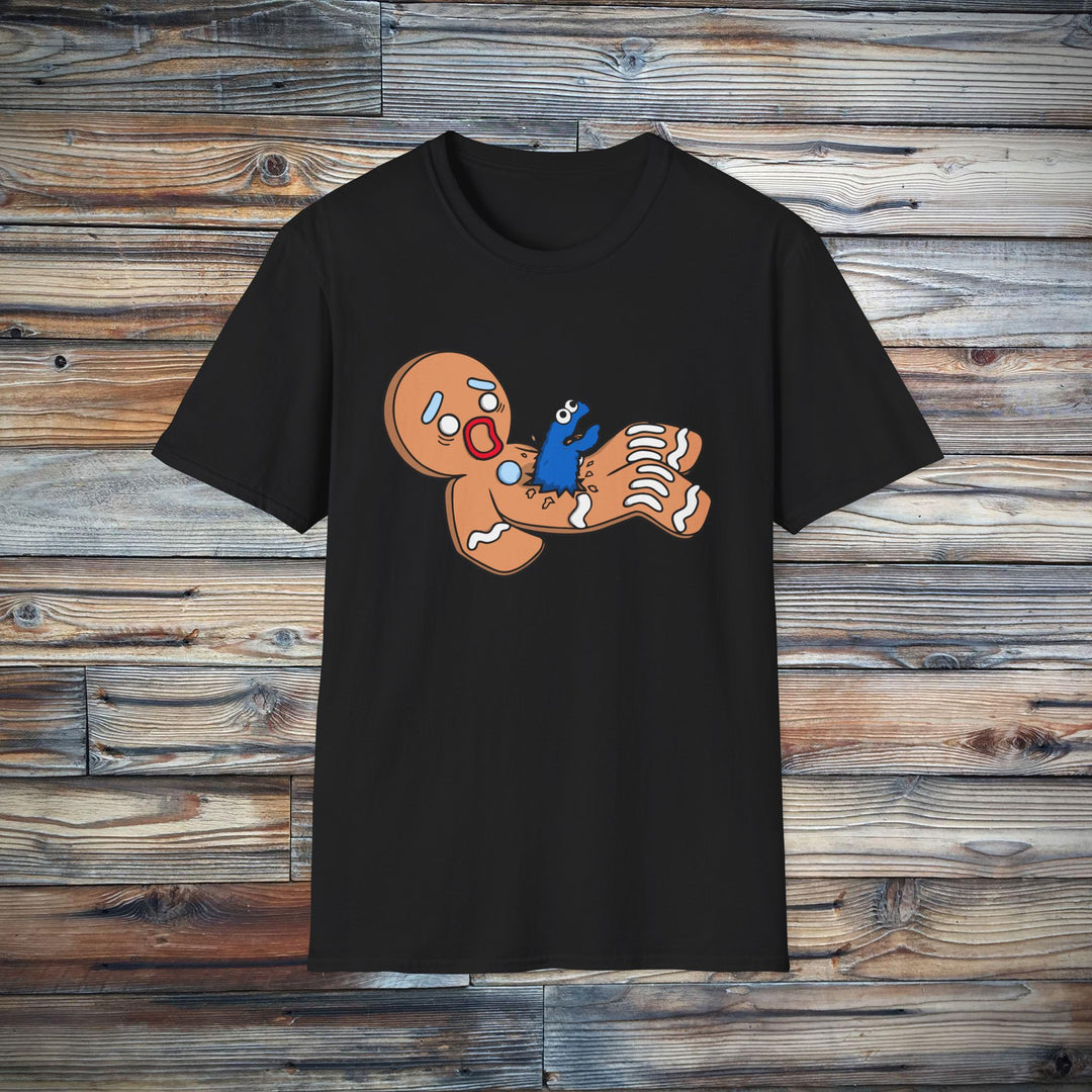Monster Gingerbread Cookie T-Shirt, Funny Christmas Tee