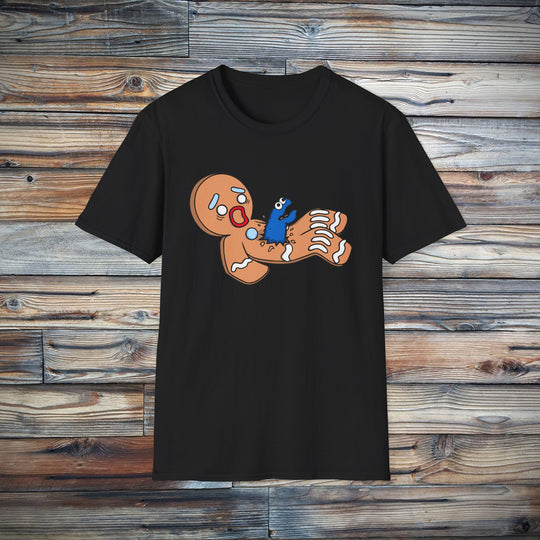 Monster Gingerbread Cookie T-Shirt, Funny Christmas Tee