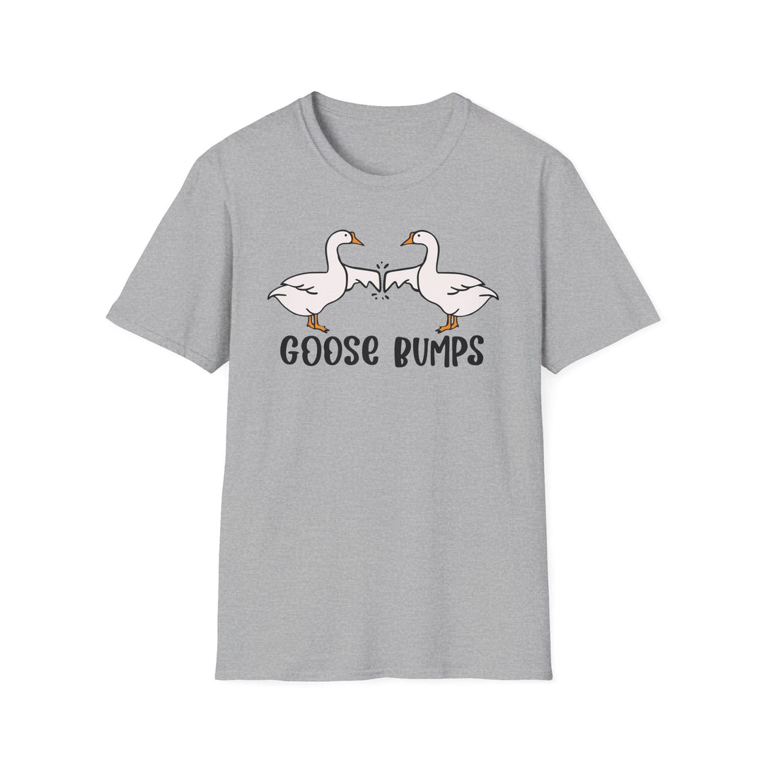 Goose Bumps Tee Shirt | Silly Goose Fist Bump Graphic T-Shirt