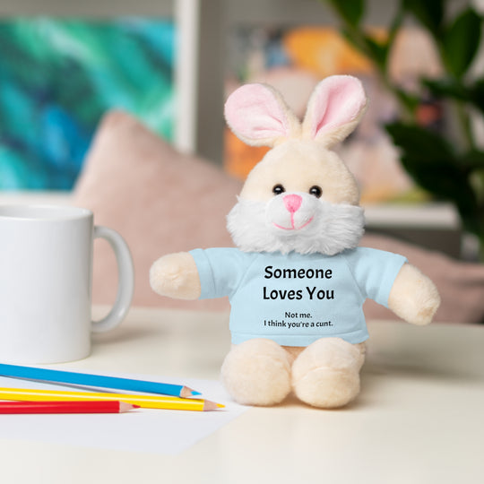 Stuffed Animal with T-Shirt - Someone Loves You