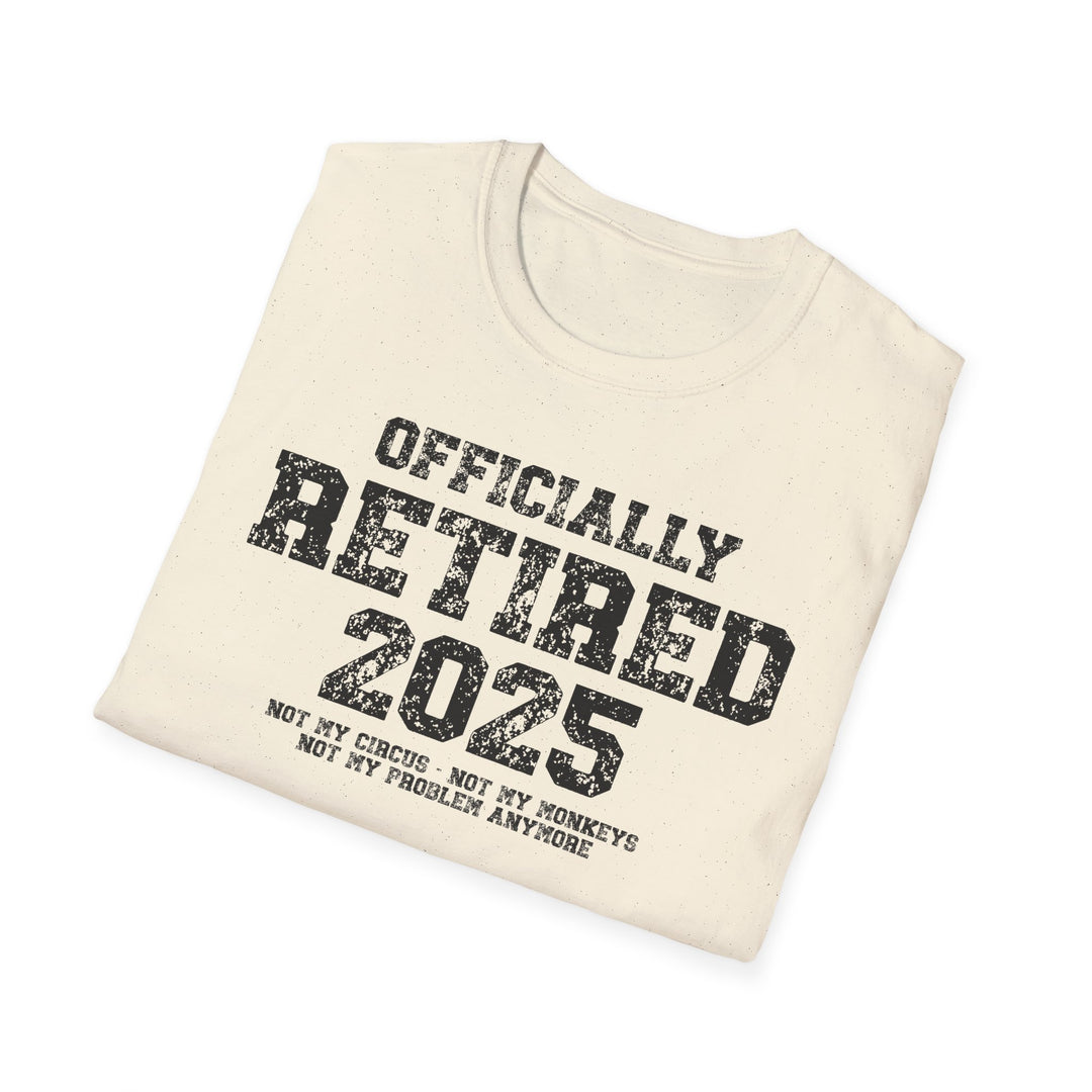 Officially Retired 2025 Graphic Tee