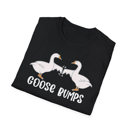 Goose Bumps Tee Shirt | Silly Goose Fist Bump Graphic T-Shirt