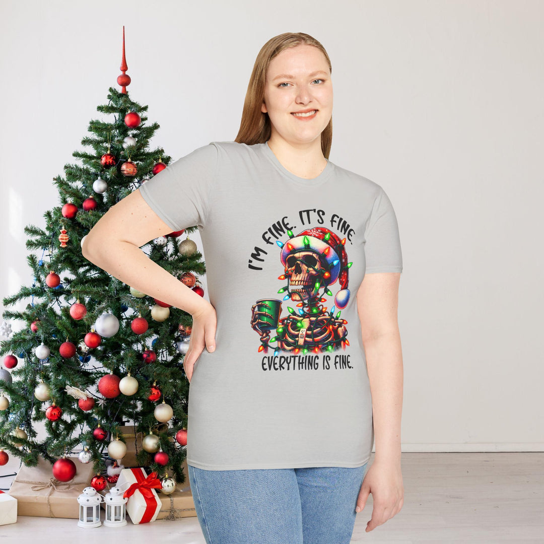 Everything's Fine Christmas Tee - Funny Holiday T-Shirt