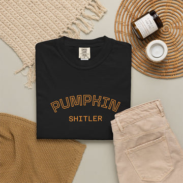 Pumpkin Shitler T-Shirt | Anti-Trump Anti-MAGA 2026 Election Blue Wave Tee Shirt
